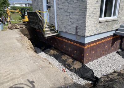 Réfection de drain, St-Romain